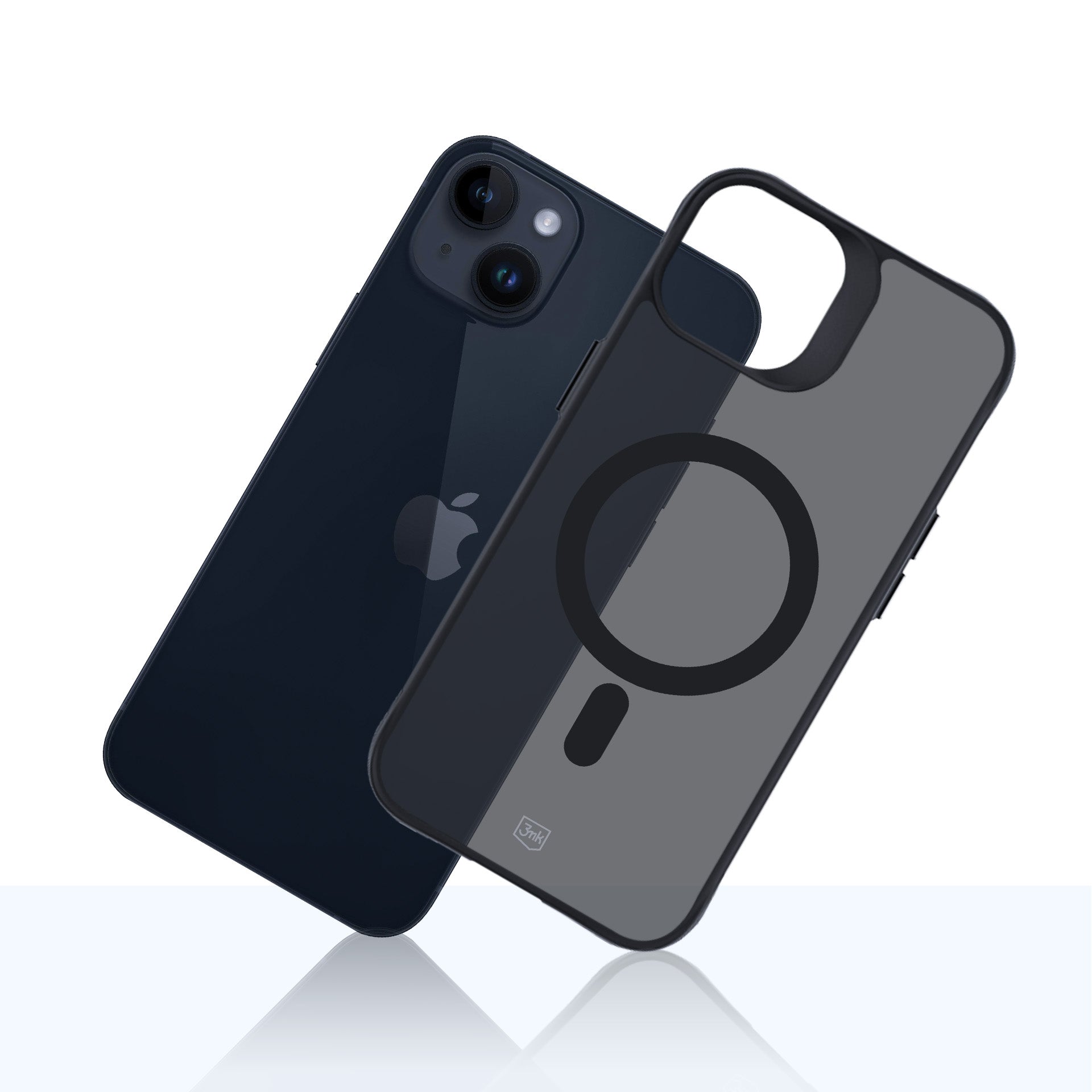 Смоук калъф за Apple iPhone 14 Plus - 3mk Smoke MagCase