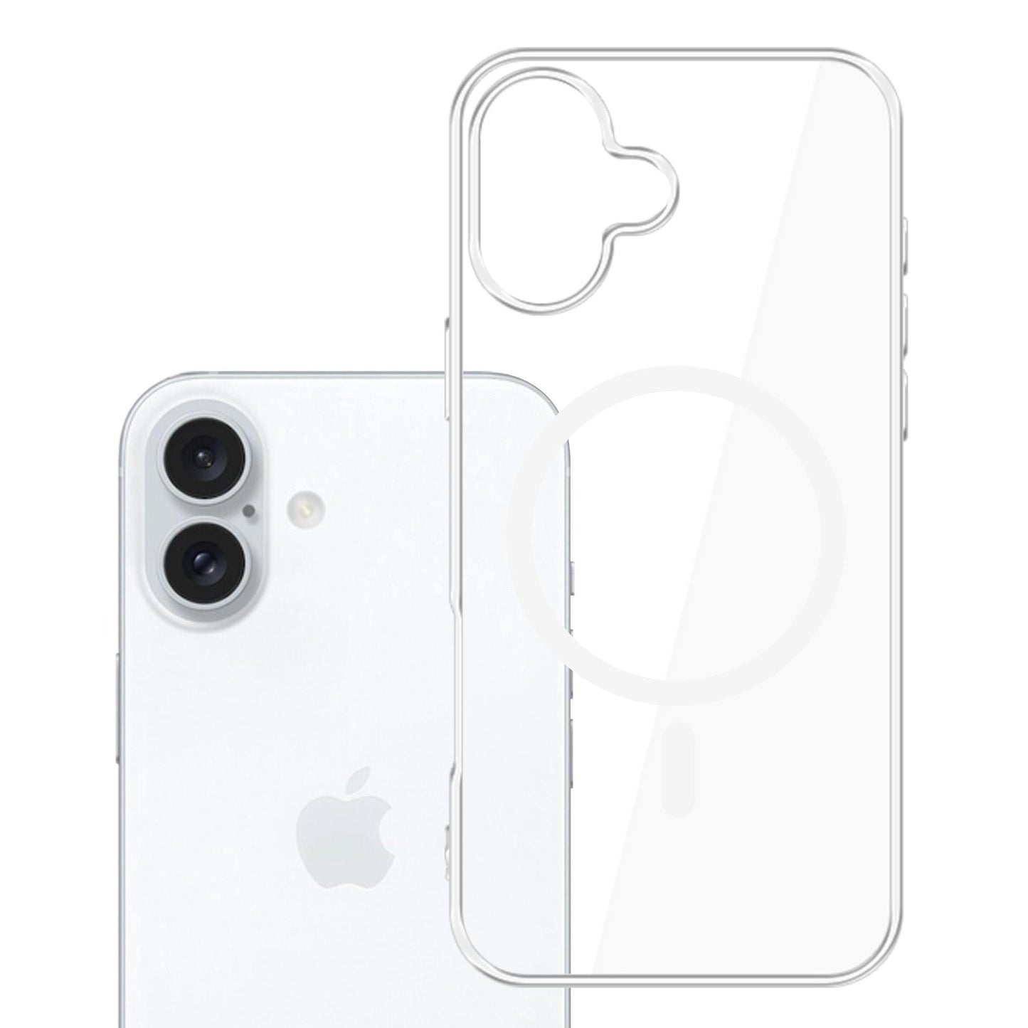 Прозрачен калъф с MagSafe за Apple iPhone 16 Plus - 3mk Clear MagCase