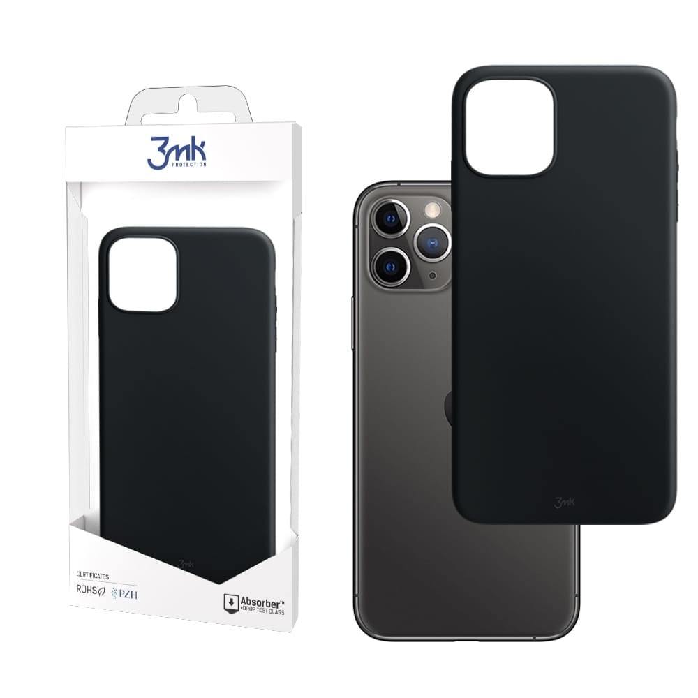 Матов калъф за Apple iPhone 11 Pro Max - 3mk Matt Case black