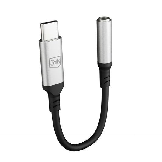 Кабел адаптер 3mk Adapter USB-C - Jack 3,5 mm