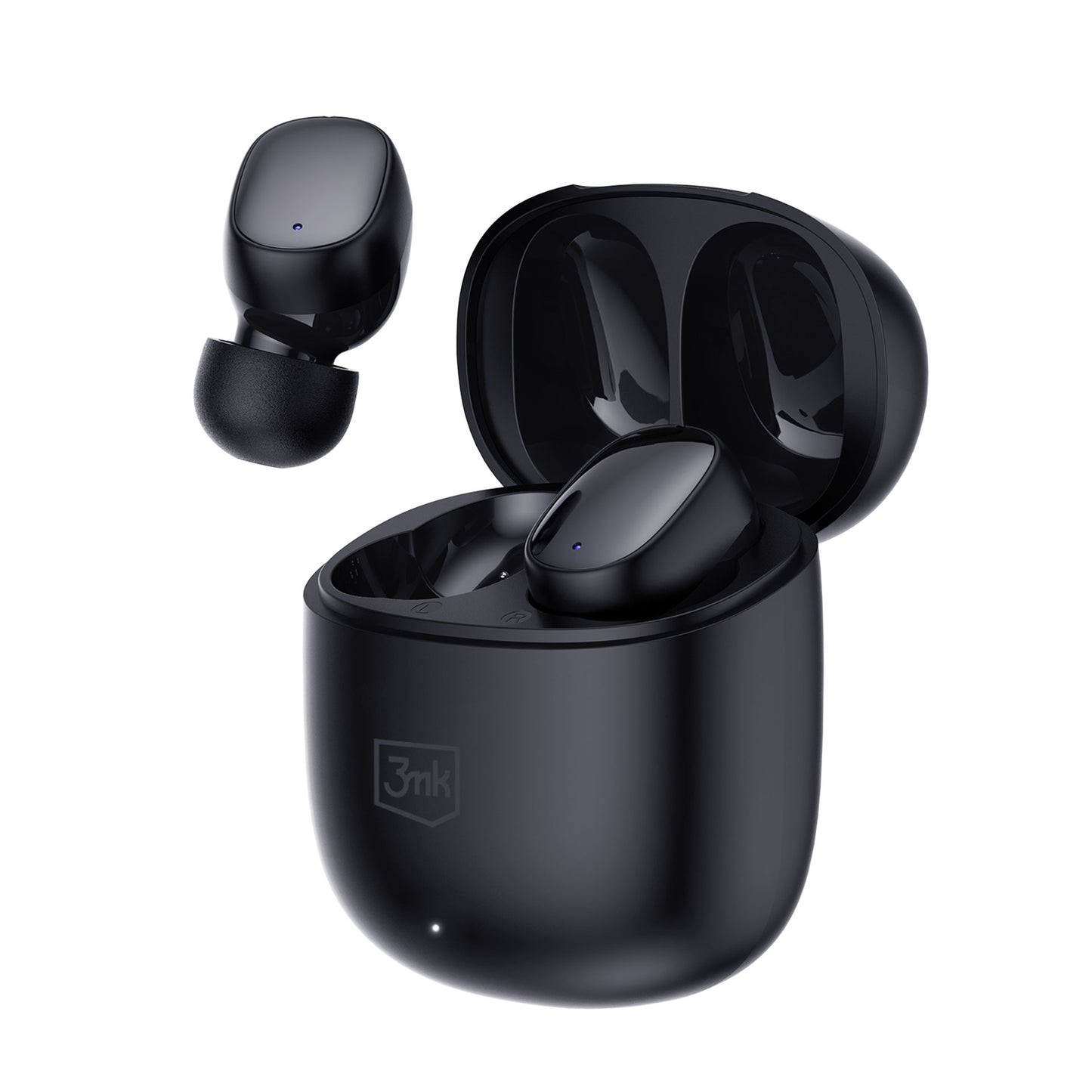 Безжични Bluetooth слушалки - 3mk FlowBuds Black