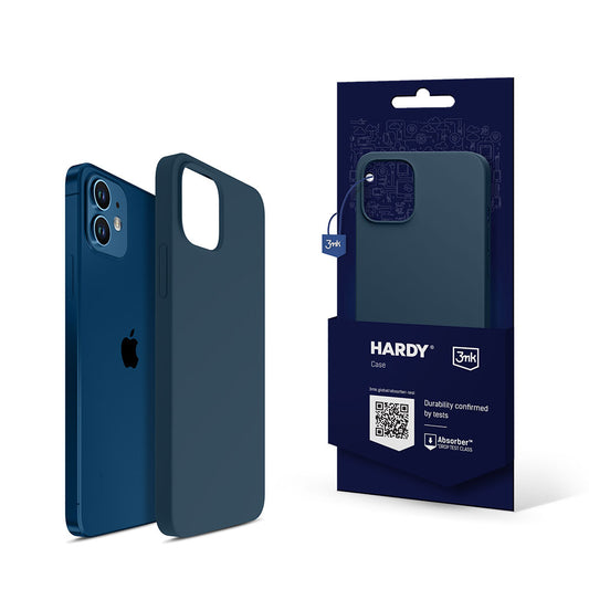 Силиконов калъф за Apple iPhone 12 - 3mk Hardy Silicone MagCase Blue