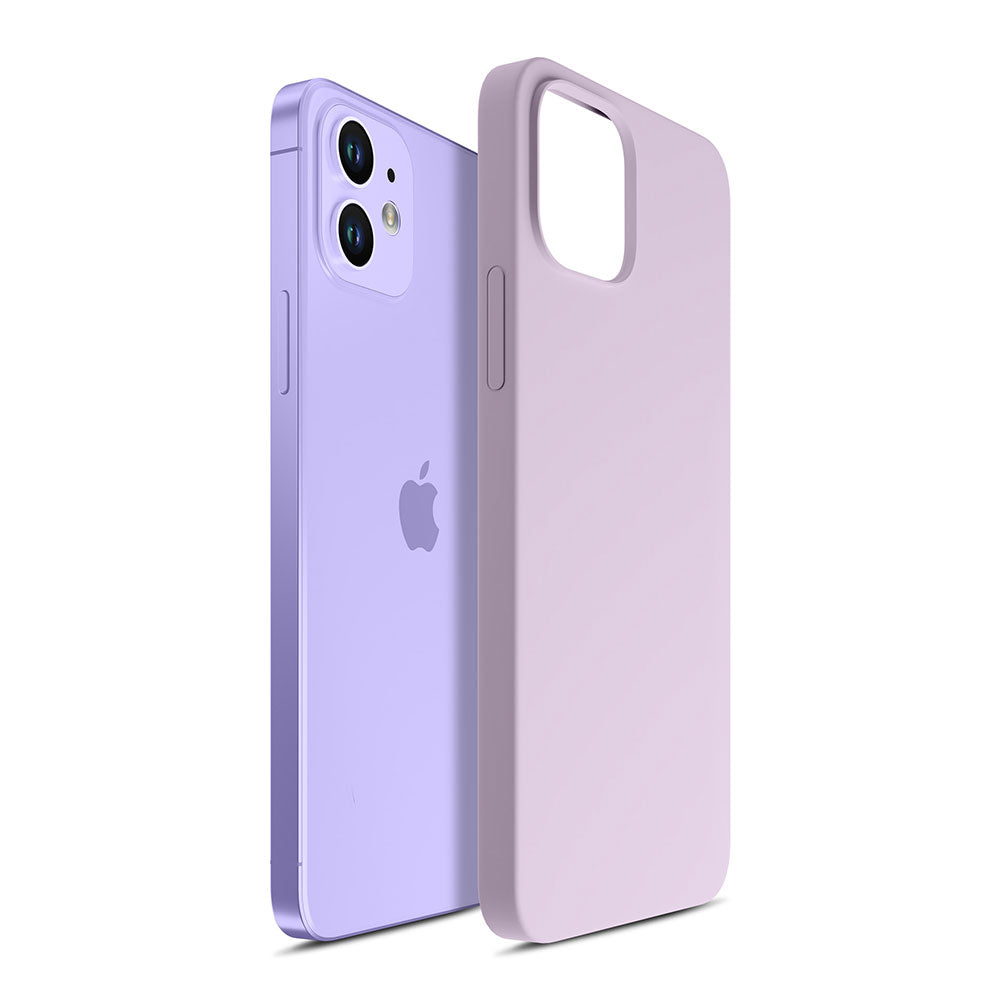 Силиконов калъф за Apple iPhone 12 - 3mk Hardy Silicone MagCase Purple