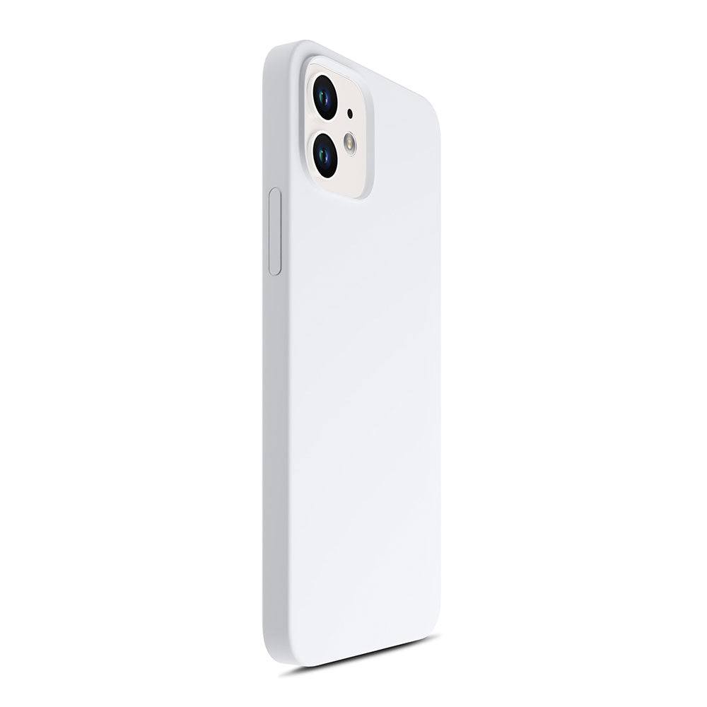 Силиконов калъф за Apple iPhone 12 - 3mk Hardy Silicone MagCase White