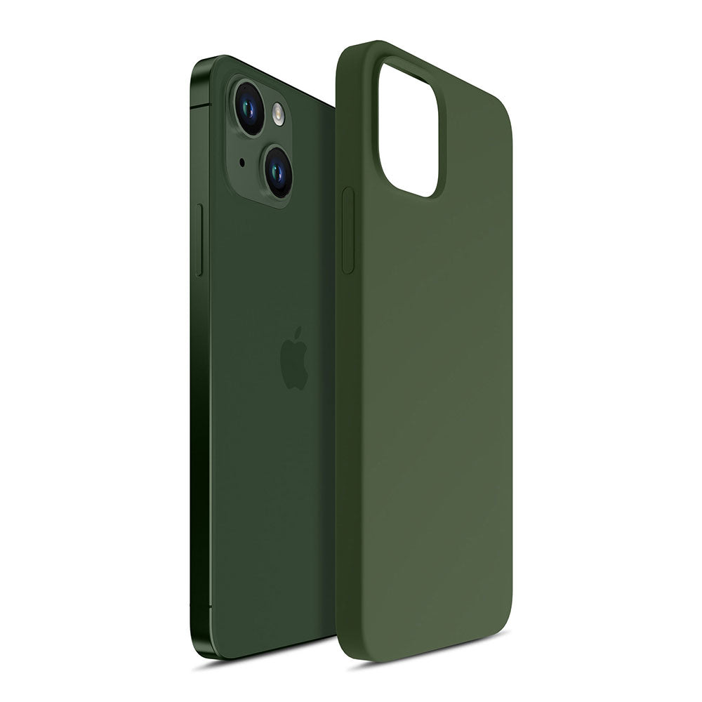 Силиконов калъф за Apple iPhone 13 - 3mk Hardy Silicone MagCase Alpine Green