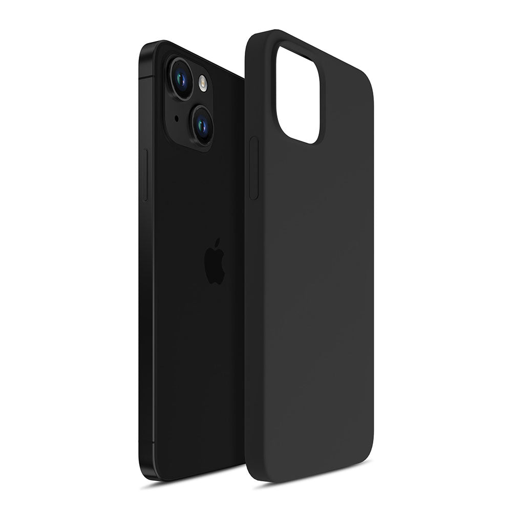 Силиконов калъф за Apple iPhone 13 - 3mk Hardy Silicone MagCase Midnight-Black