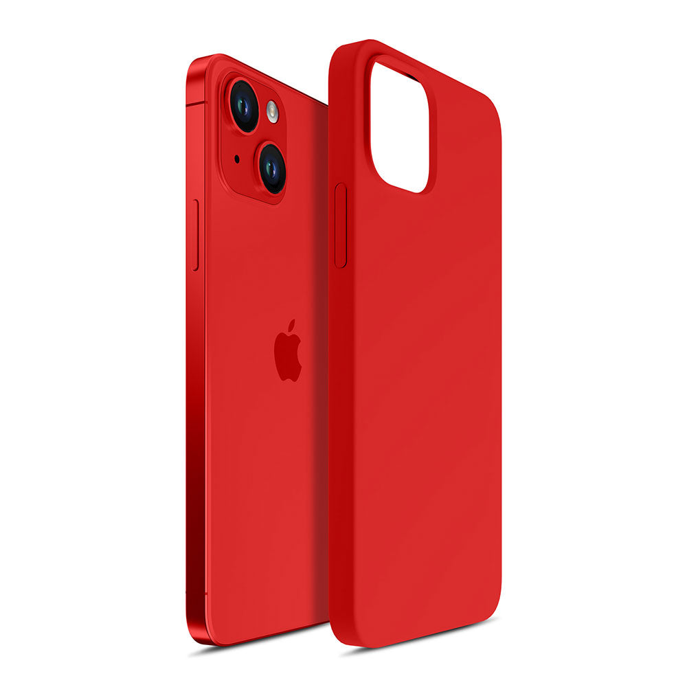 Силиконов калъф за Apple iPhone 13 - 3mk Hardy Silicone MagCase red