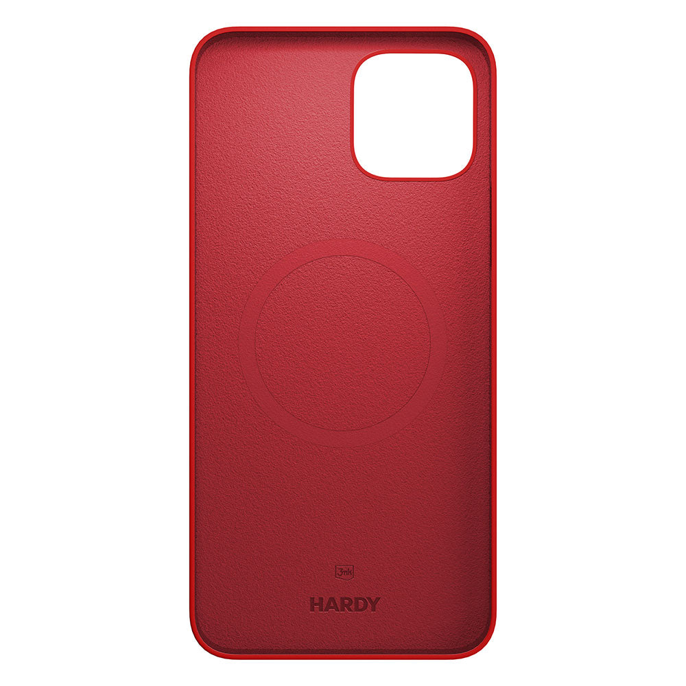 Силиконов калъф за Apple iPhone 13 - 3mk Hardy Silicone MagCase red