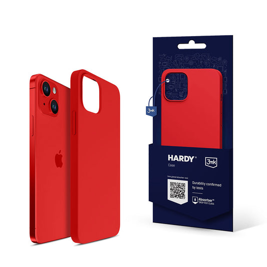 Силиконов калъф за Apple iPhone 13 - 3mk Hardy Silicone MagCase red