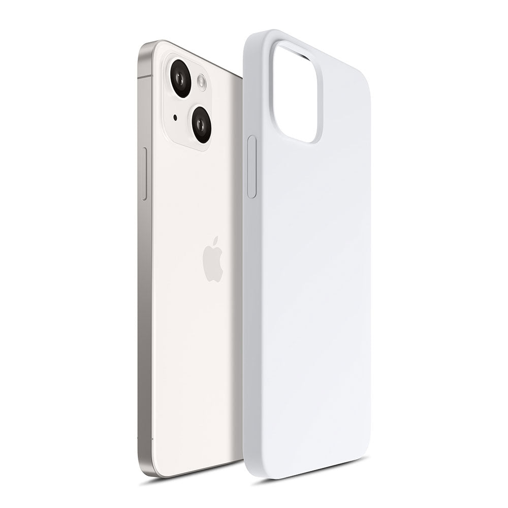 Силиконов калъф за Apple iPhone 14 Plus - 3mk Hardy Silicone MagCase White