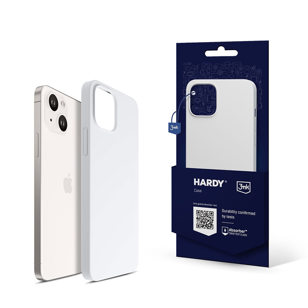 Силиконов калъф за Apple iPhone 14 Plus - 3mk Hardy Silicone MagCase White