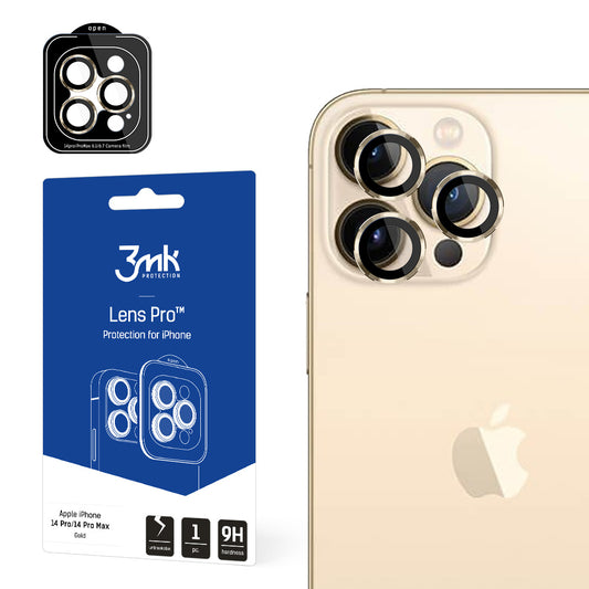 Протектор за камерата на Apple iPhone 14 Pro/ iPhone 14 Pro Max - 3mk Lens Protection Pro Gold