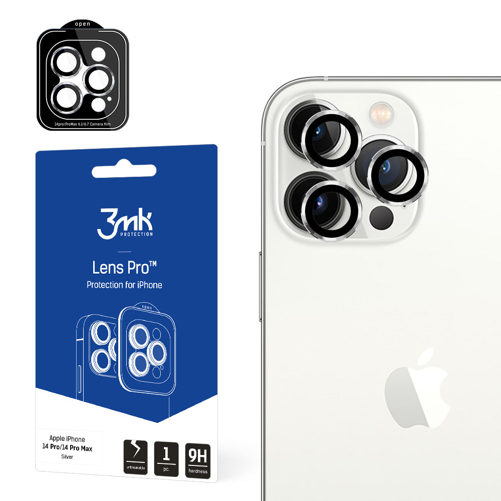 Протектор за камерата на Apple iPhone 14 Pro/ iPhone 14 Pro Max - 3mk Lens Protection Pro Silver