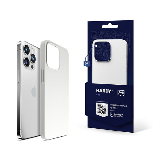 Силиконов калъф за Apple iPhone 14 Pro - 3mk Hardy Silicone MagCaseWhite