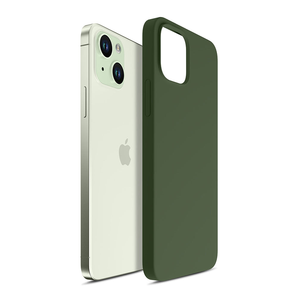 Силиконов калъф за Apple iPhone 15 Pro - 3mk Hardy Silicone MagCaseAlpine Green