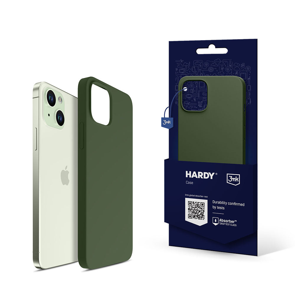 Силиконов калъф за Apple iPhone 15 Pro - 3mk Hardy Silicone MagCaseAlpine Green