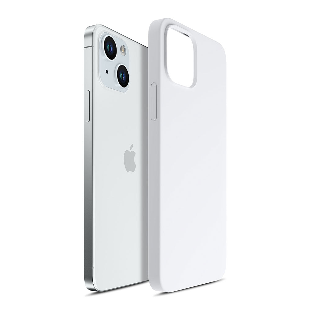 Силиконов калъф за Apple iPhone 15 Pro - 3mk Hardy Silicone MagCaseSilver-White