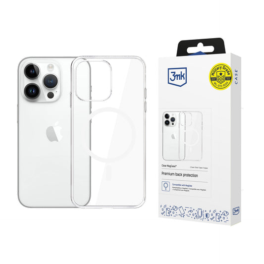 Прозрачен калъф с MagSafe за Apple iPhone 14 Pro - 3mk Clear MagCase