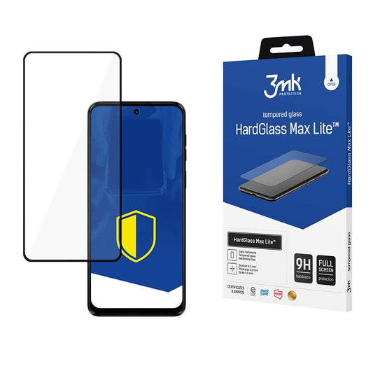 Протектор за Motorola Moto G14 - 3mk HardGlass Max Lite Black