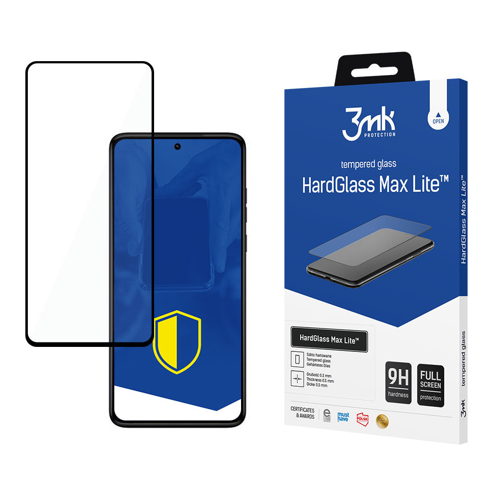 Протектор за Motorola Moto G84 5G - 3mk HardGlass Max Lite Black